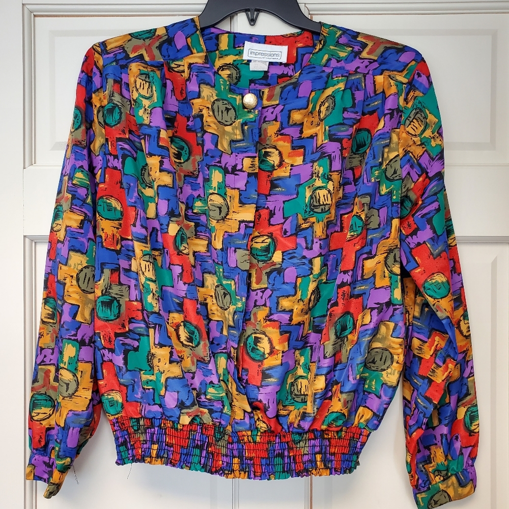 Colorful vintage top